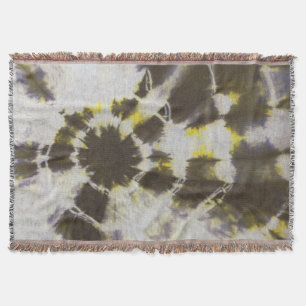 Tye Dye Composition #2 by Michael Moffa Throw Blanket
