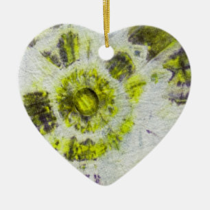 Tye Dye Composition #3 by Michael Moffa Ceramic Tree Decoration