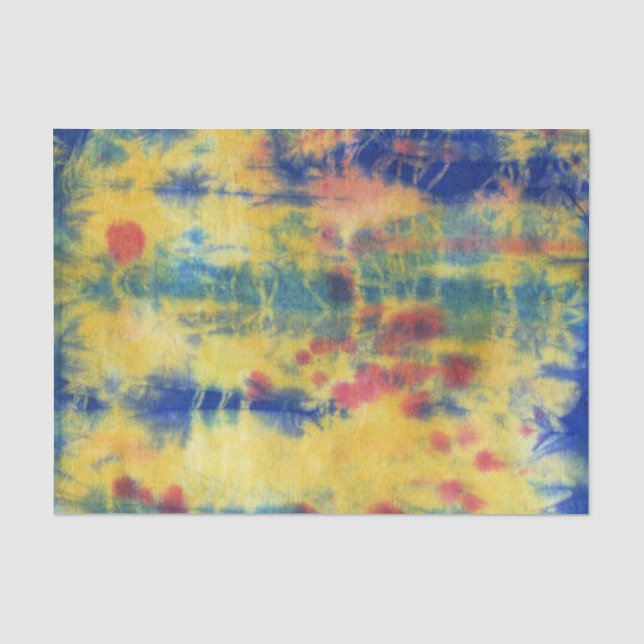 Tye Dye Composition #5 by Michael Moffa Tissue Paper (Front)