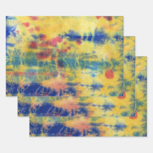 Tye Dye Composition #5 by Michael Moffa Wrapping Paper Sheet