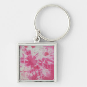 Tye Dye Composition #6 by Michael Moffa Key Ring