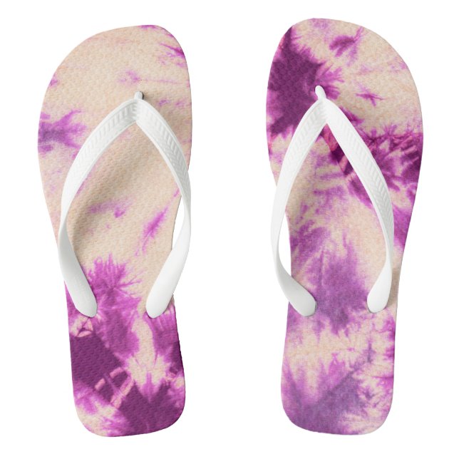 Tye Dye Composition #7 by Michael Moffa Thongs (Footbed)