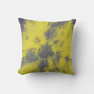 Tye Dye Composition #8 by Michael Moffa Cushion