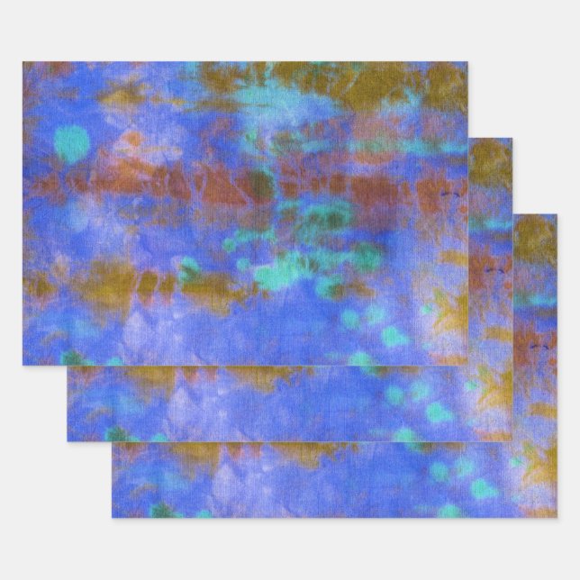 Tye Dye Composition #9 by Michael Moffa Wrapping Paper Sheet (Set)