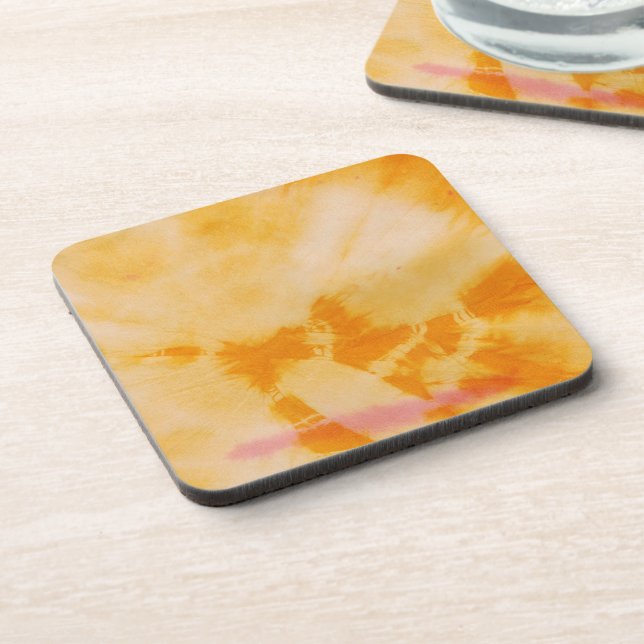 Tye Dye Composition No.4 by Michael Moffa Coaster (Left Side)