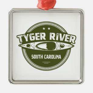 Tyger River, South Carolina Metal Ornament