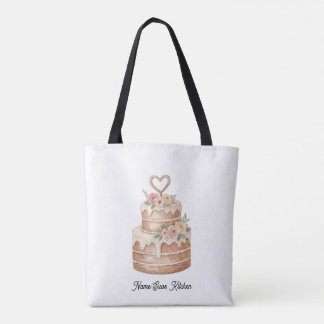 Tygkasse cake lover/kitchen design tote bag