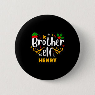 Tygraphy Brother Elf Fun Family Matching  6 Cm Round Badge