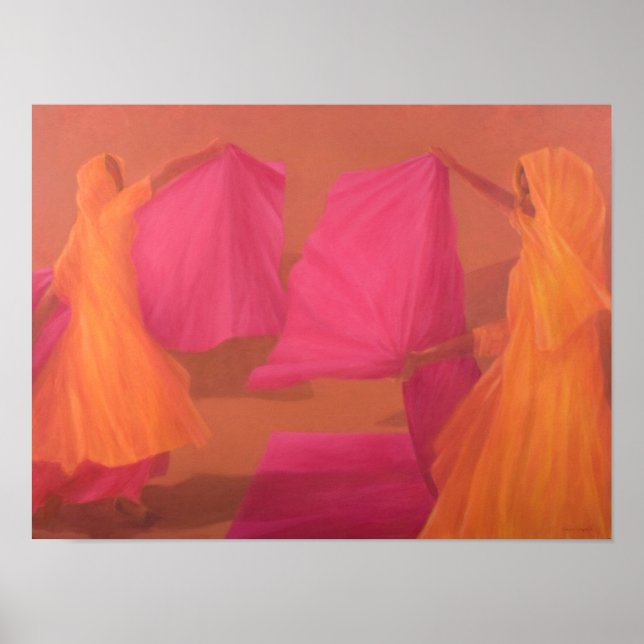 Tying Saris Poster (Front)