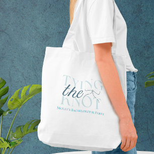 Tying the Knot – Elegant Minimalist Wedding Design Tote Bag
