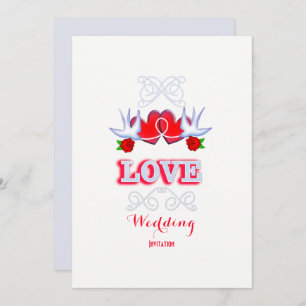 Tying The Knot Elegant Romantic Wedding Invitation