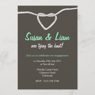 Tying the Knot Engagement Party Invitation