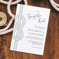 Tying The Knot Rope Nautical Wedding