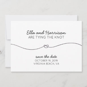 Tying the Knot, Save the Date/Engagement Party Date
