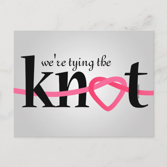 Tying The Knot STD Postcard (Front)