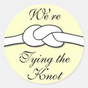 Tying the Knot Sticker