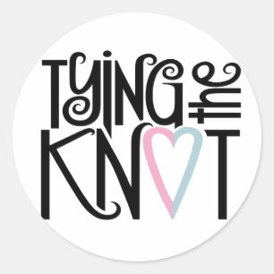 Tying the Knot Sticker