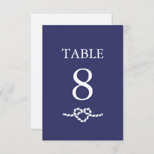Tying The Knot   Table Card