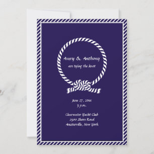 Tying the Knot Wedding Invitation