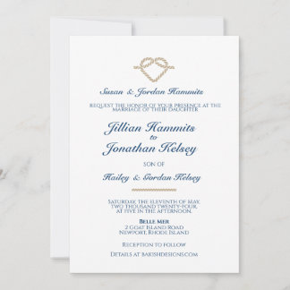 Tying the Knot - Wedding Invitation