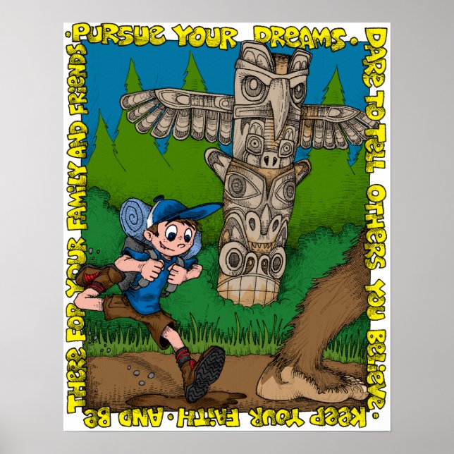 Tyler Bounds Chasing Bigfoot Poster (Front)