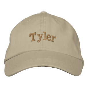 "Tyler" Mens Name Embroidered, Embroidered Hat