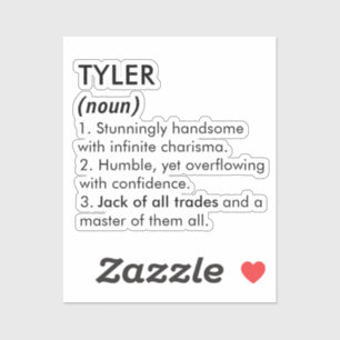 Tyler name, Editable name, Custom name