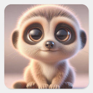 "Tyler" Square Sticker