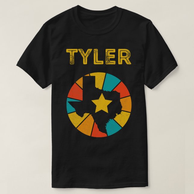 Tyler Texas Vintage Distressed Souvenir 1 T-Shirt (Design Front)