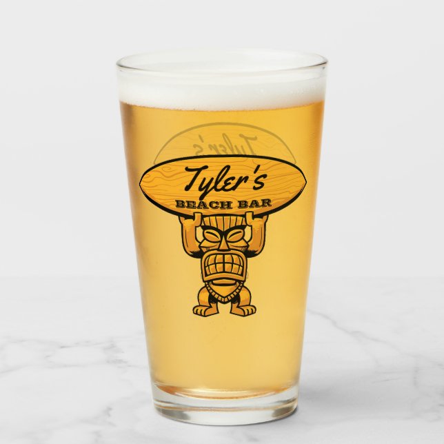 Tyler's Beach Bar Glass (Front Filled)
