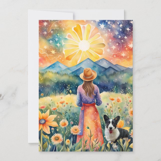 Tyme in Sunshine Scenery Custom Card (Front)