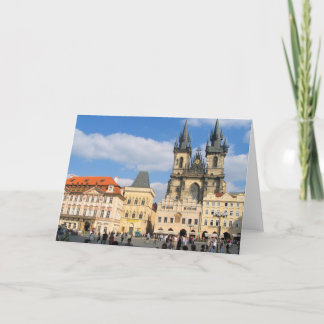 Tyn Church Prague Card