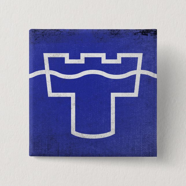 Tyne and Wear 15 Cm Square Badge (Front)