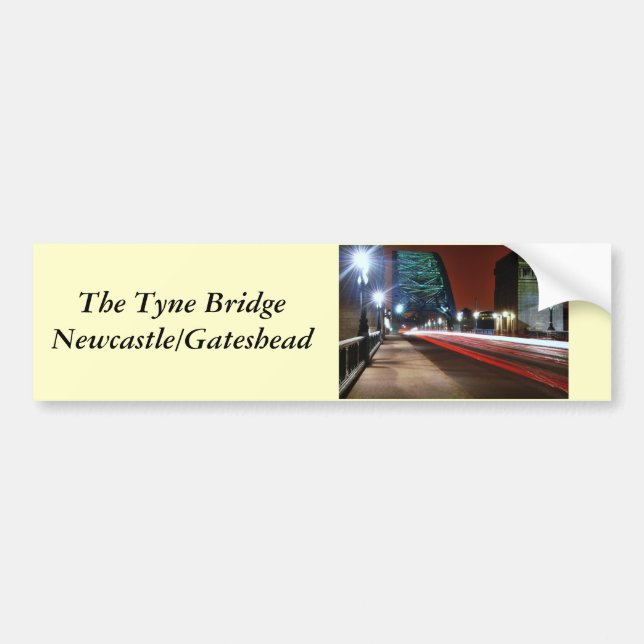 Tyne Bridge Bumper Sticker (Front)