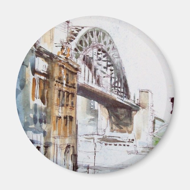 Tyne Bridge from Dean Street Magnet (Front)