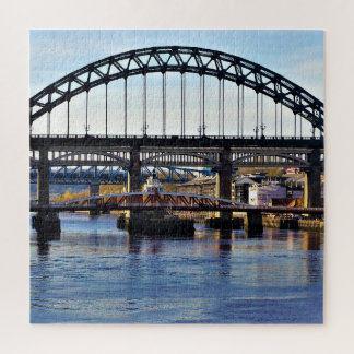 Tyne Bridge Newcastle UK Photo Square Jigsaw Puzzle