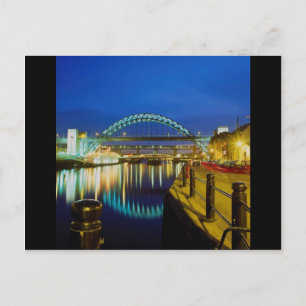 Tyne Bridge, Newcastle-Upon-Tyne, England Postcard