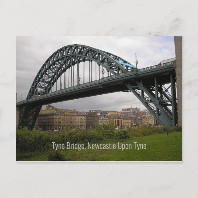 Tyne bridge, Newcastle Upon Tyne Post card. Postcard (Front)