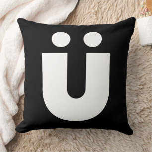 TYP(O) Creations: Umlaut Ü Cushion