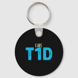 Type 1 Diabetes Awareness - Cure Tid Diabetes Key Ring