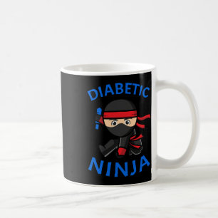 Type-1 Diabetes Awareness Diabetic Ninja T1d Kids Coffee Mug