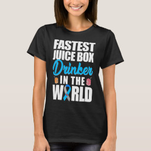 Type 1 Diabetes Awareness Fastest Juice Box Drinke T-Shirt