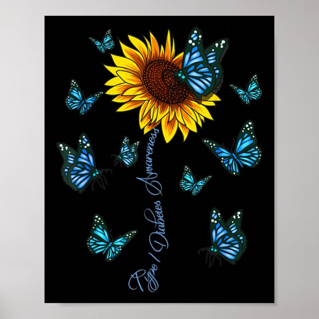 Type 1 Diabetes Awareness Juvenile Diabetes Relate Poster (Front)