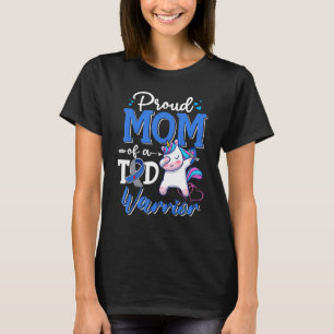 Type 1 Diabetes Awareness Proud Mum Of A T1D Warri T-Shirt