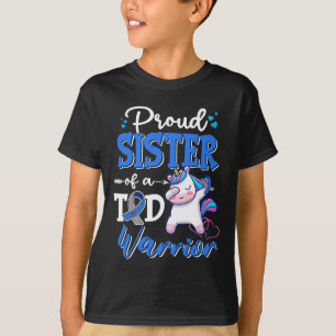 Type 1 Diabetes Awareness Proud Sister Of A T1D Wa T-Shirt