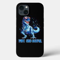 Type 1 Diabetes Awareness Ribbon T1D T Rex Dinosau