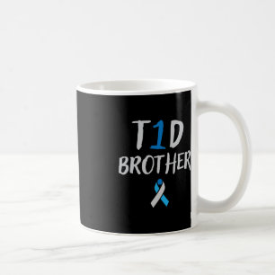 Type 1 Diabetes Brother Awareness for Diabetics Coffee Mug