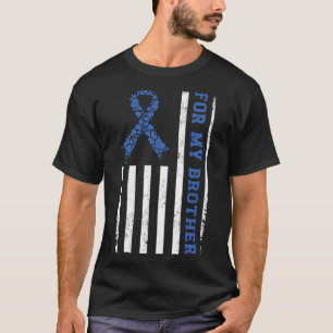 Type 1 Diabetes Brother Us Flag Diabetes Awareness T-Shirt