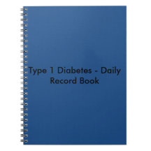 Type 1 Diabetes Daily Record Book