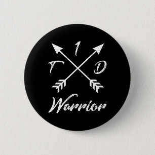 Type 1 Diabetes Gifts Women Girls Kids T1d Warrior 6 Cm Round Badge